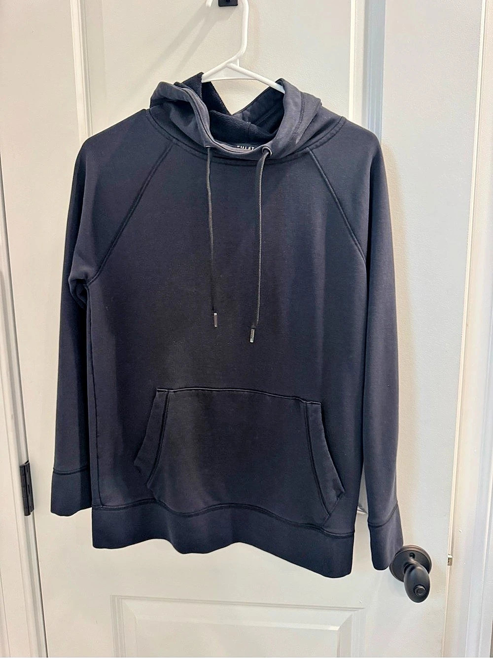 Athleta Cowl Neck Sweatshirt Black Pullover XS